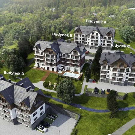 Przytulny Kat W Park W Budynku Z Basenem, Sauna, Jacuzzi * شكلارسكا بوريبا