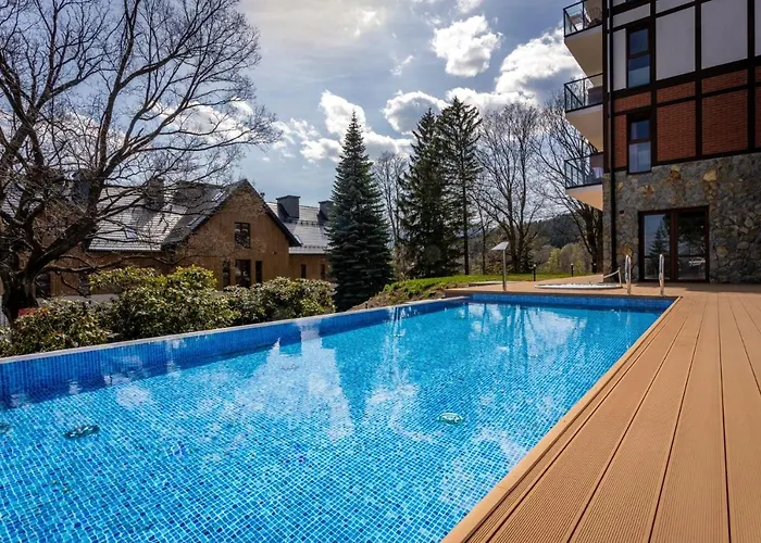 Przytulny Kat W Park W Budynku Z Basenem, Sauna, Jacuzzi * Szklarska Poręba